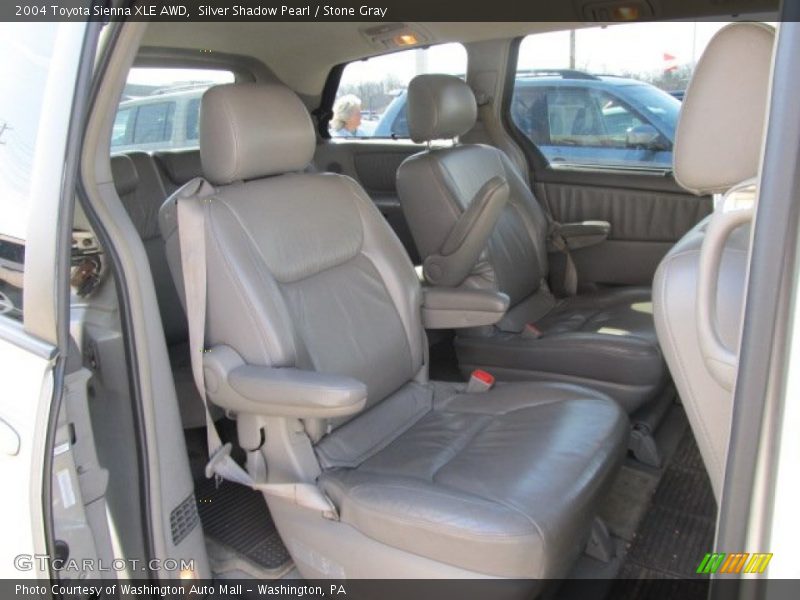 Silver Shadow Pearl / Stone Gray 2004 Toyota Sienna XLE AWD