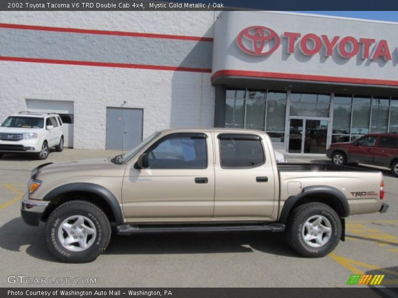 Mystic Gold Metallic / Oak 2002 Toyota Tacoma V6 TRD Double Cab 4x4