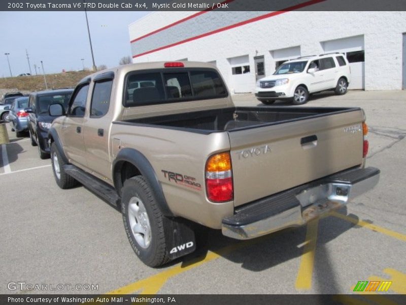 Mystic Gold Metallic / Oak 2002 Toyota Tacoma V6 TRD Double Cab 4x4