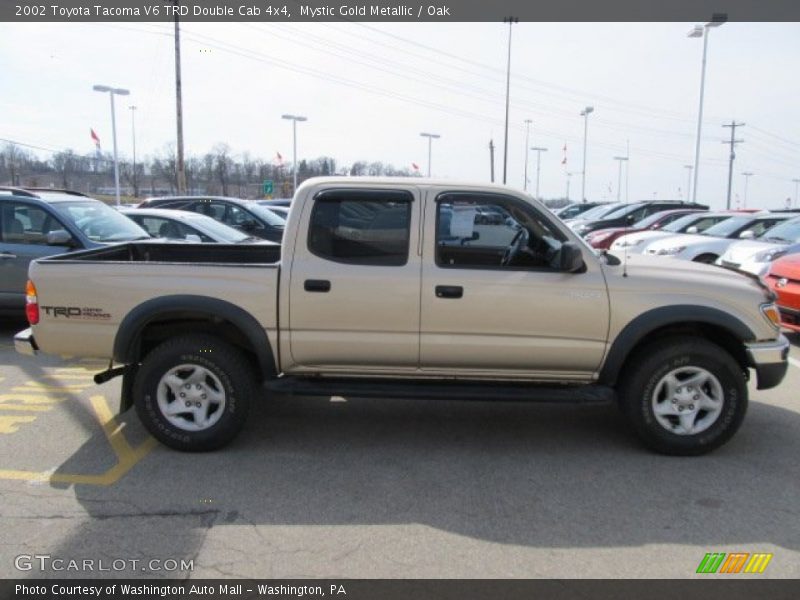 Mystic Gold Metallic / Oak 2002 Toyota Tacoma V6 TRD Double Cab 4x4