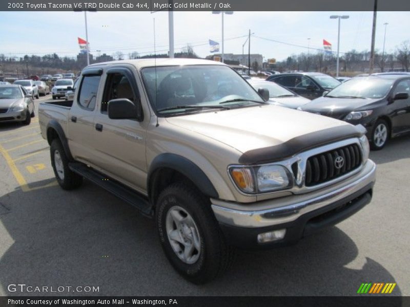 Mystic Gold Metallic / Oak 2002 Toyota Tacoma V6 TRD Double Cab 4x4