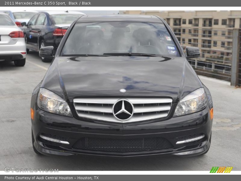 Black / Black 2011 Mercedes-Benz C 350 Sport