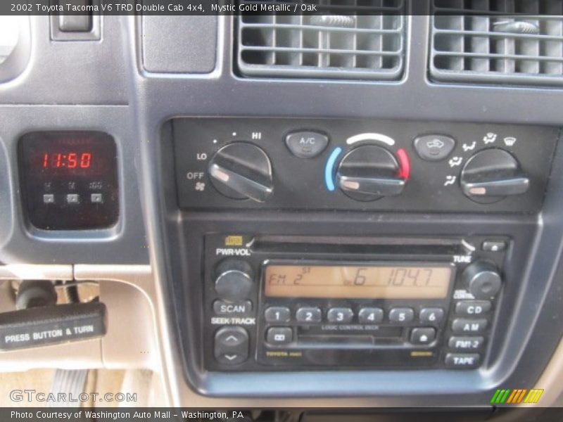 Mystic Gold Metallic / Oak 2002 Toyota Tacoma V6 TRD Double Cab 4x4