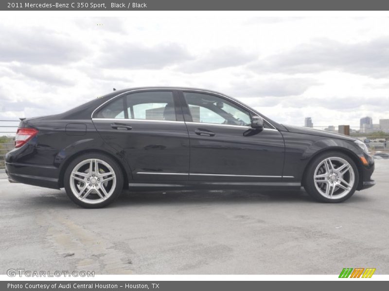 Black / Black 2011 Mercedes-Benz C 350 Sport