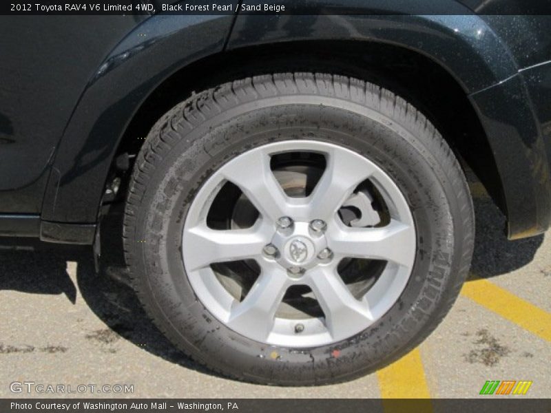 Black Forest Pearl / Sand Beige 2012 Toyota RAV4 V6 Limited 4WD
