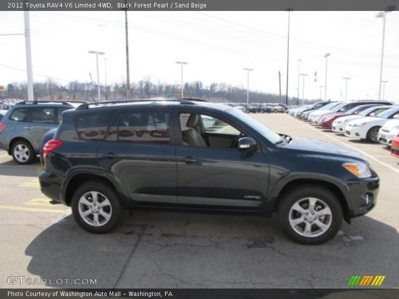 Black Forest Pearl / Sand Beige 2012 Toyota RAV4 V6 Limited 4WD