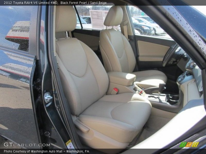 Black Forest Pearl / Sand Beige 2012 Toyota RAV4 V6 Limited 4WD