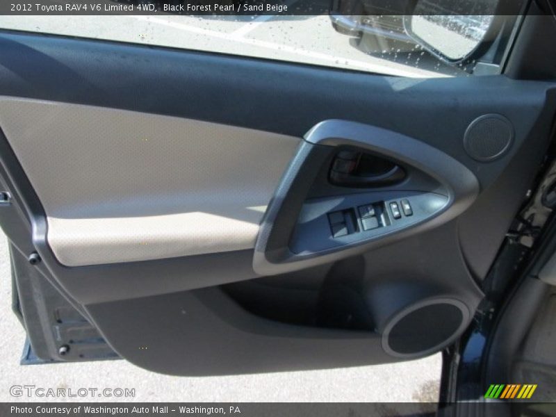 Black Forest Pearl / Sand Beige 2012 Toyota RAV4 V6 Limited 4WD