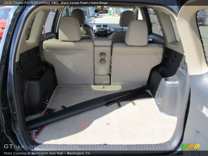 Black Forest Pearl / Sand Beige 2012 Toyota RAV4 V6 Limited 4WD