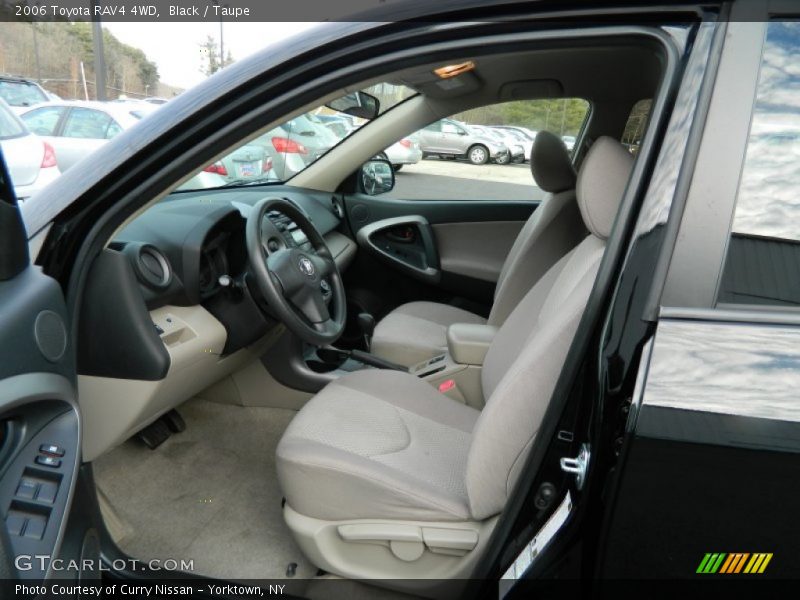 Black / Taupe 2006 Toyota RAV4 4WD