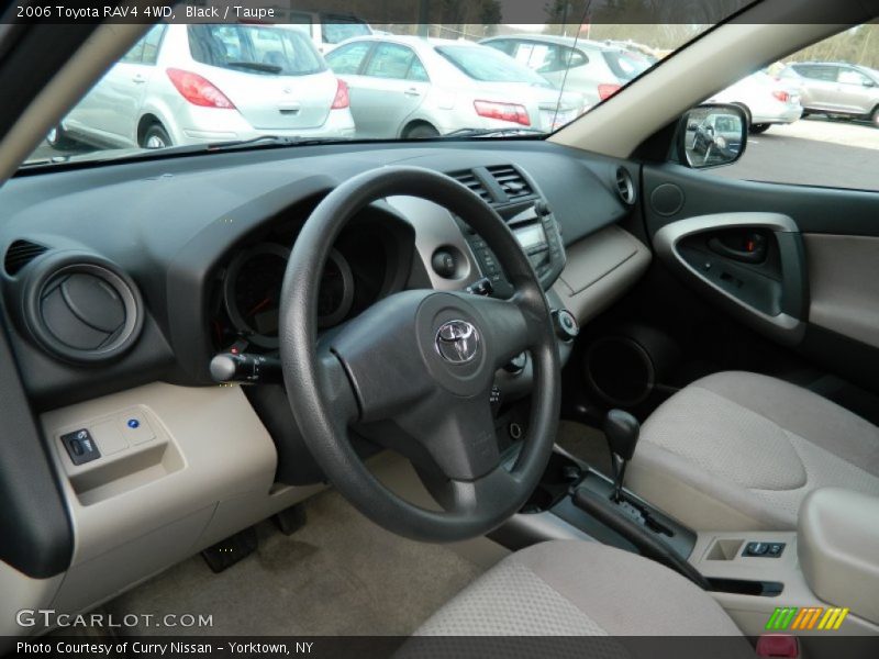 Black / Taupe 2006 Toyota RAV4 4WD