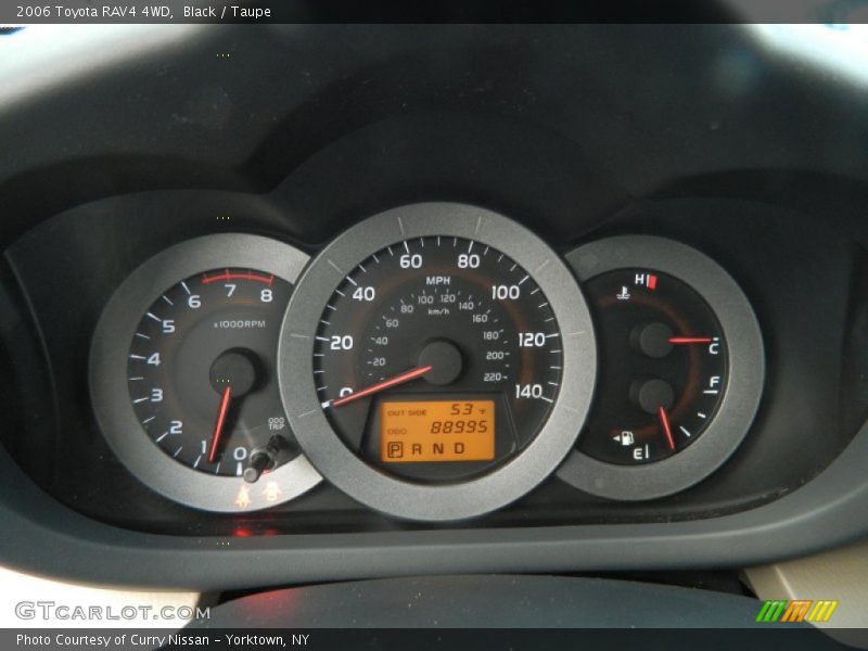Black / Taupe 2006 Toyota RAV4 4WD