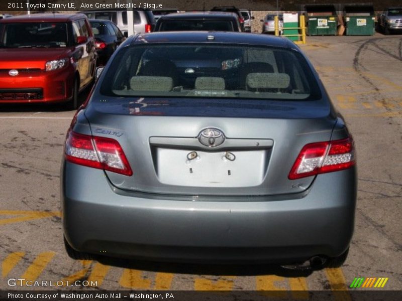 Aloe Green Metallic / Bisque 2011 Toyota Camry LE