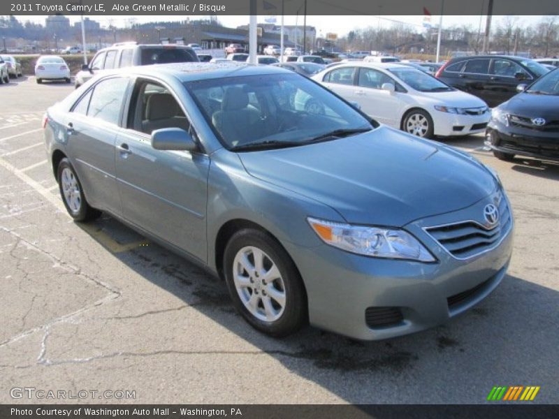 Aloe Green Metallic / Bisque 2011 Toyota Camry LE