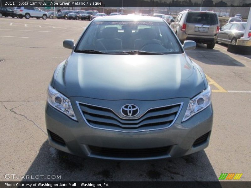 Aloe Green Metallic / Bisque 2011 Toyota Camry LE