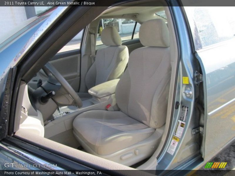 Aloe Green Metallic / Bisque 2011 Toyota Camry LE