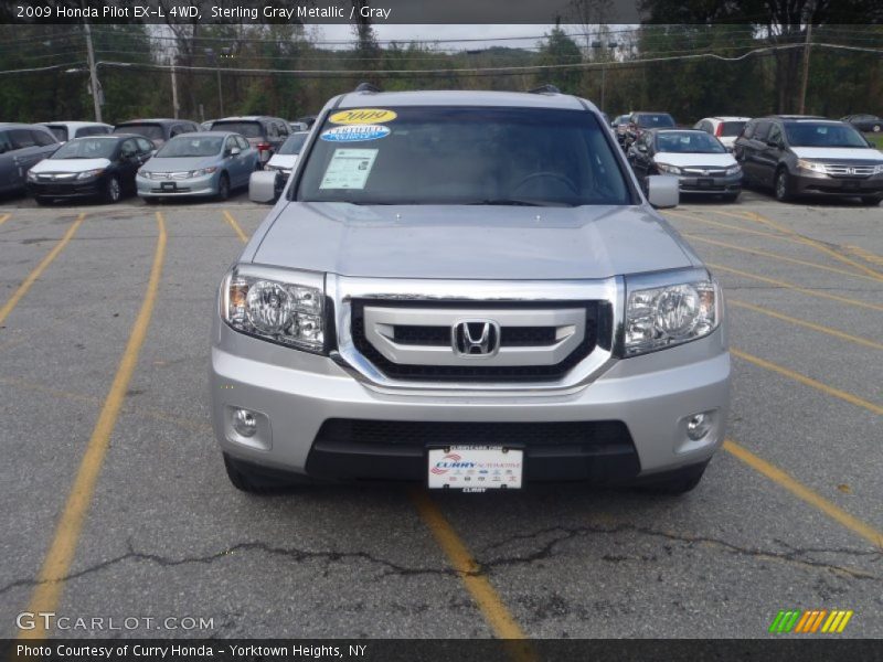 Sterling Gray Metallic / Gray 2009 Honda Pilot EX-L 4WD