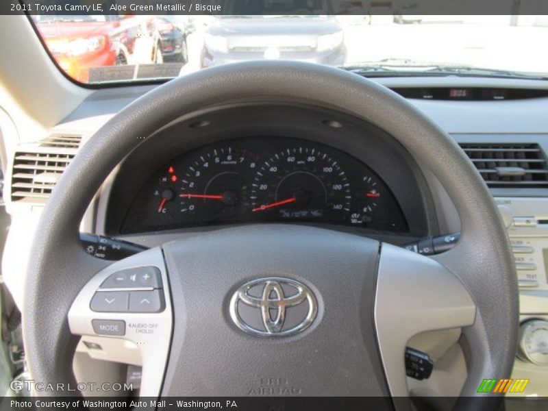 Aloe Green Metallic / Bisque 2011 Toyota Camry LE