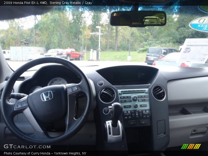 Sterling Gray Metallic / Gray 2009 Honda Pilot EX-L 4WD