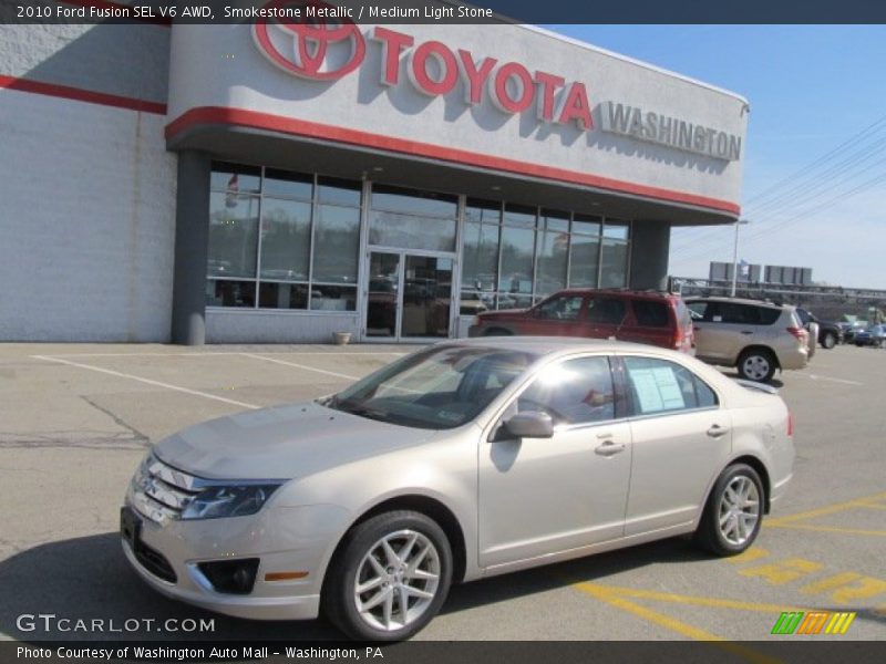 Smokestone Metallic / Medium Light Stone 2010 Ford Fusion SEL V6 AWD