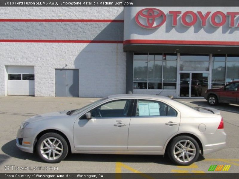 Smokestone Metallic / Medium Light Stone 2010 Ford Fusion SEL V6 AWD