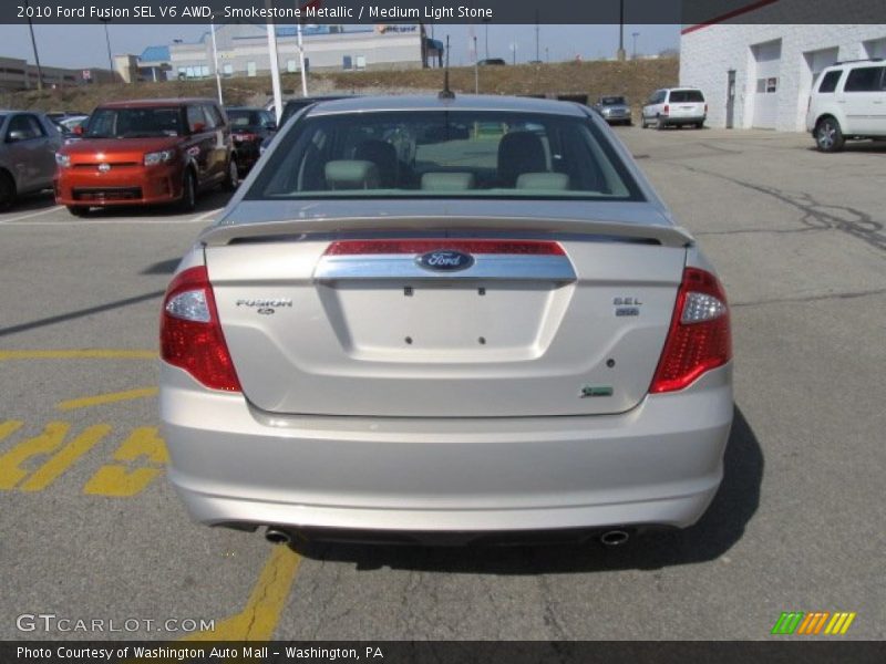 Smokestone Metallic / Medium Light Stone 2010 Ford Fusion SEL V6 AWD