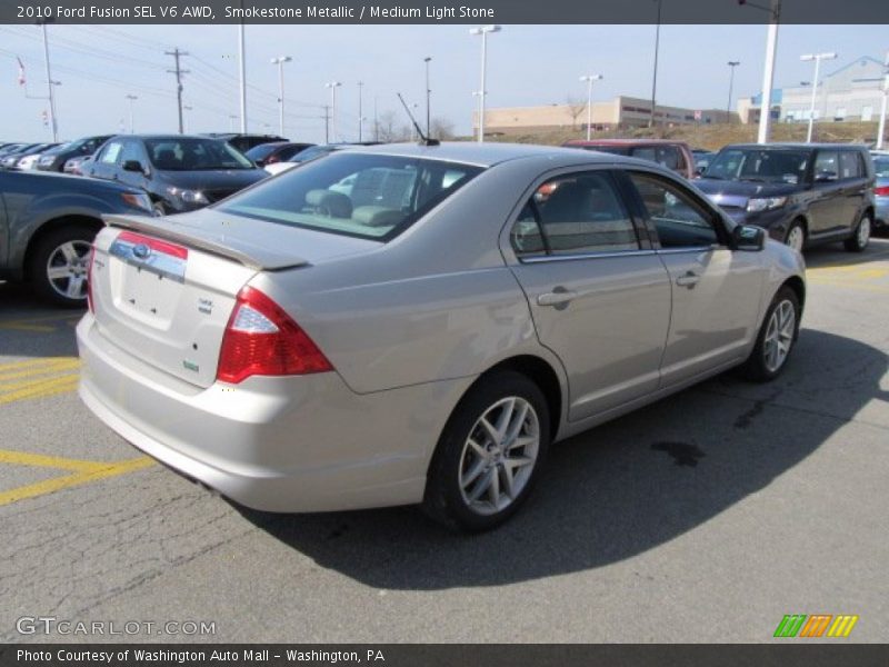 Smokestone Metallic / Medium Light Stone 2010 Ford Fusion SEL V6 AWD