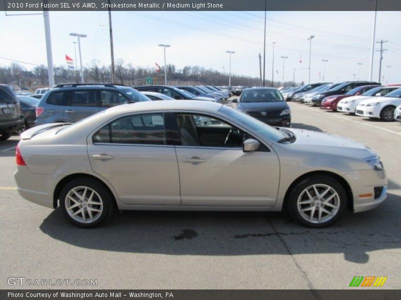 Smokestone Metallic / Medium Light Stone 2010 Ford Fusion SEL V6 AWD