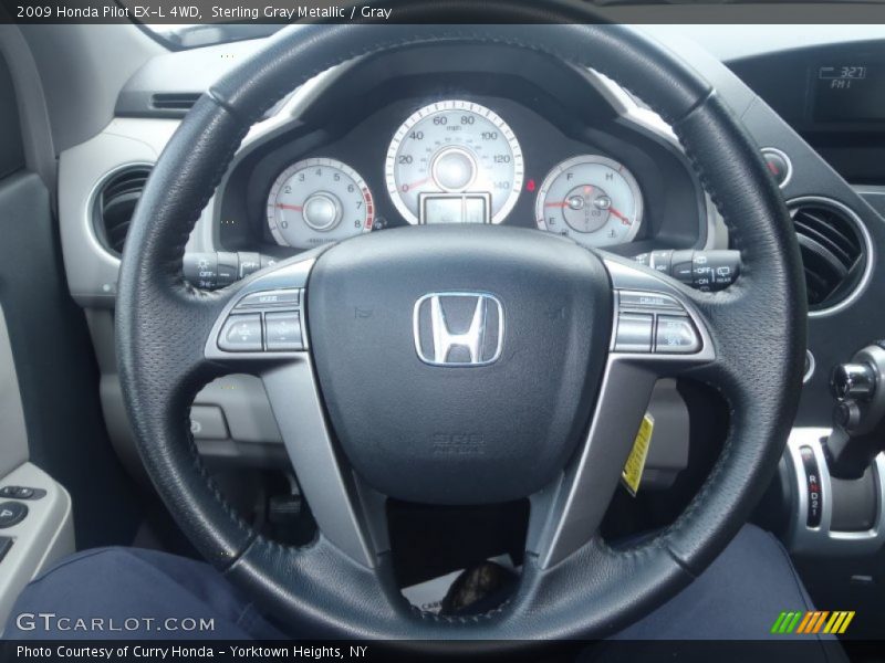 Sterling Gray Metallic / Gray 2009 Honda Pilot EX-L 4WD