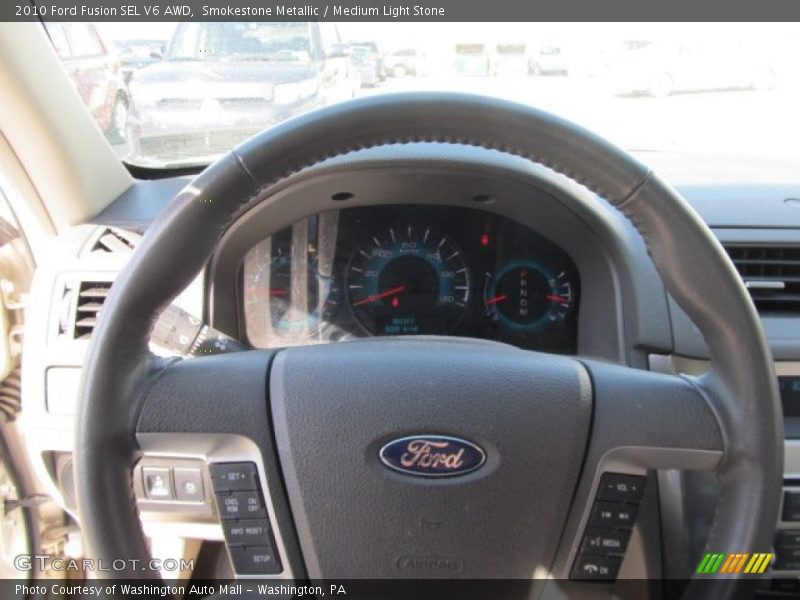 Smokestone Metallic / Medium Light Stone 2010 Ford Fusion SEL V6 AWD