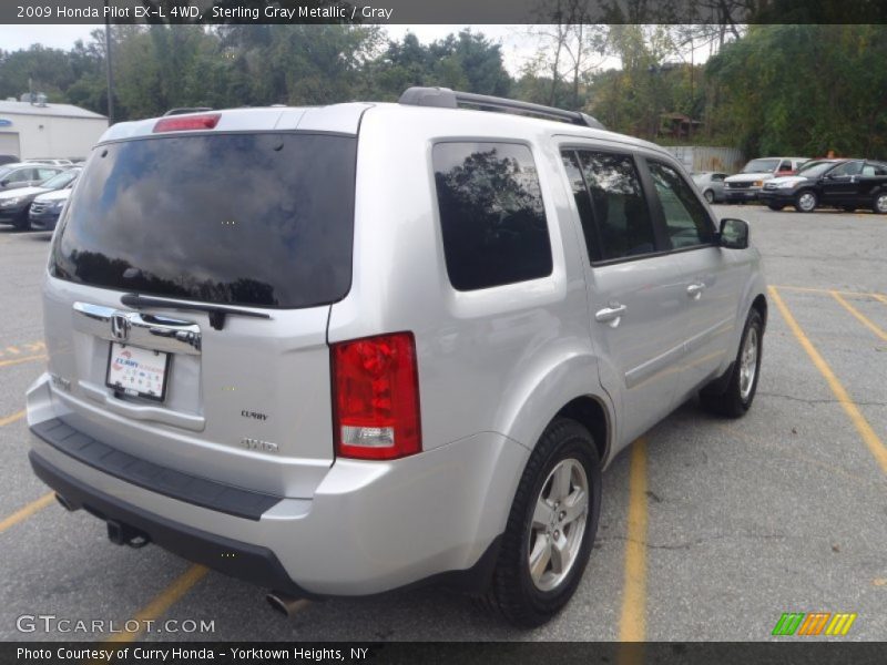 Sterling Gray Metallic / Gray 2009 Honda Pilot EX-L 4WD