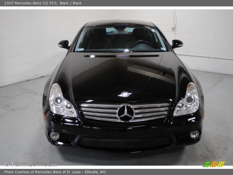 Black / Black 2007 Mercedes-Benz CLS 550