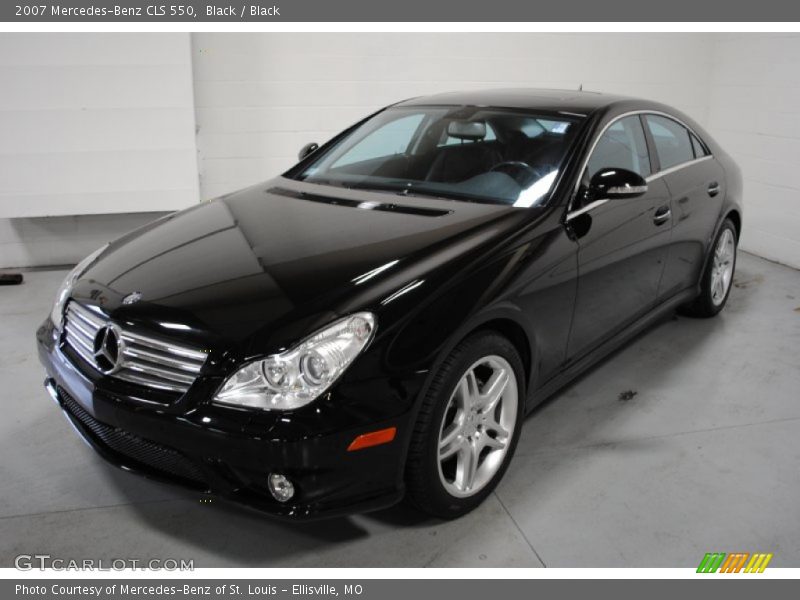 Black / Black 2007 Mercedes-Benz CLS 550