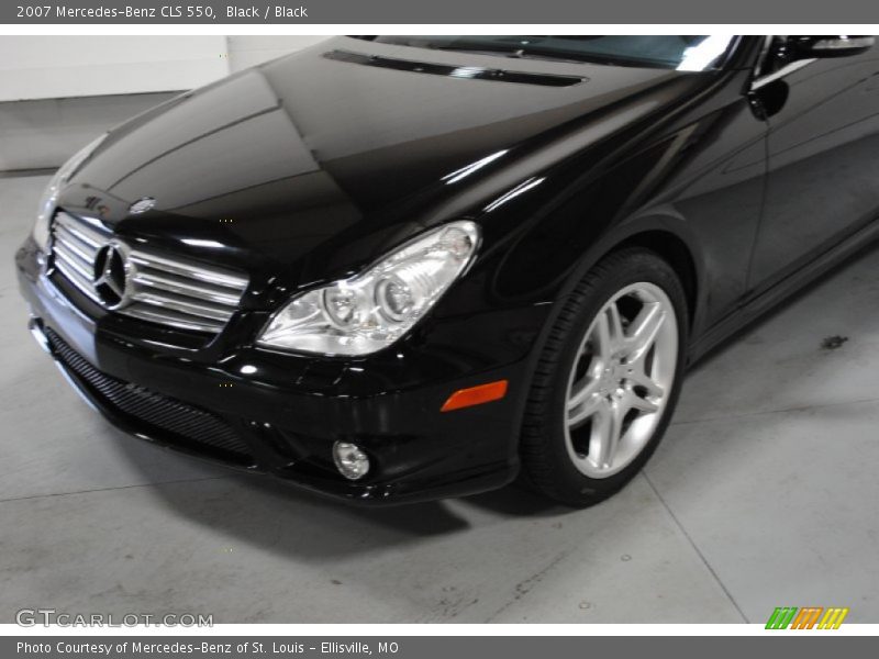 Black / Black 2007 Mercedes-Benz CLS 550