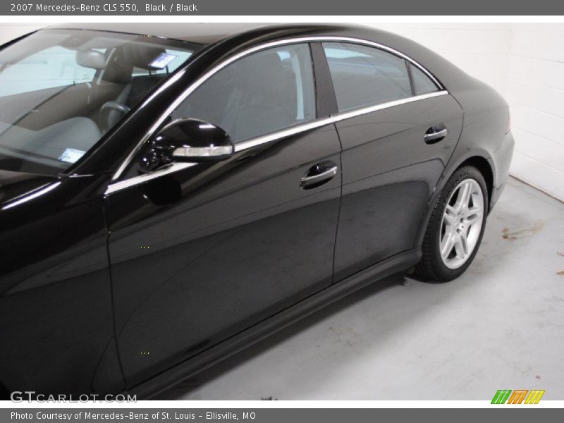 Black / Black 2007 Mercedes-Benz CLS 550