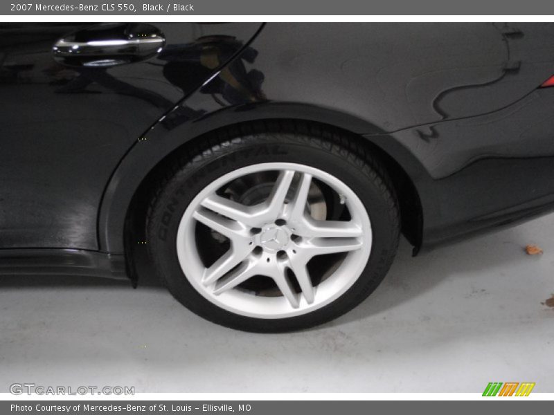 Black / Black 2007 Mercedes-Benz CLS 550