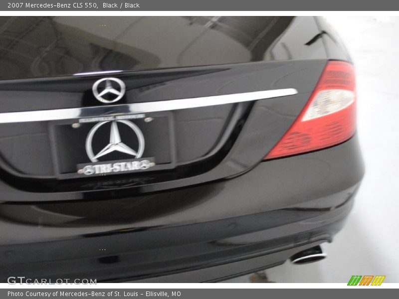 Black / Black 2007 Mercedes-Benz CLS 550