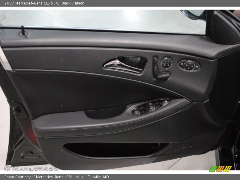 Black / Black 2007 Mercedes-Benz CLS 550