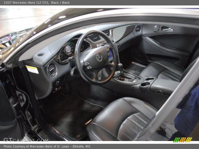Black / Black 2007 Mercedes-Benz CLS 550