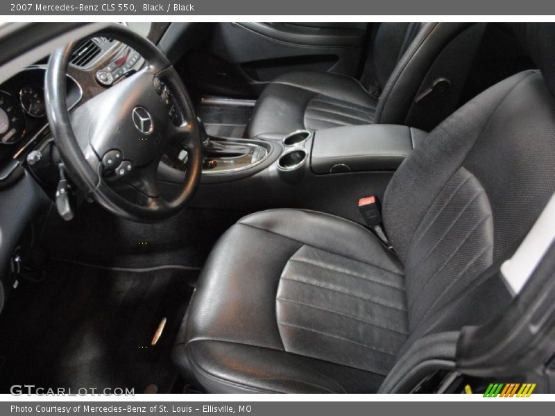 Black / Black 2007 Mercedes-Benz CLS 550
