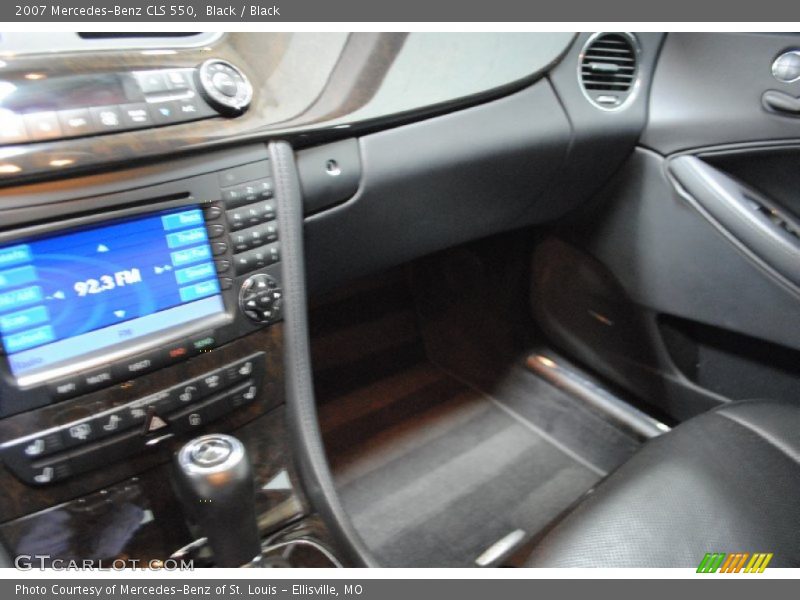 Black / Black 2007 Mercedes-Benz CLS 550