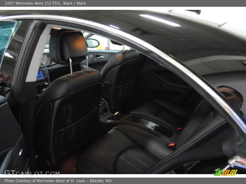 Black / Black 2007 Mercedes-Benz CLS 550