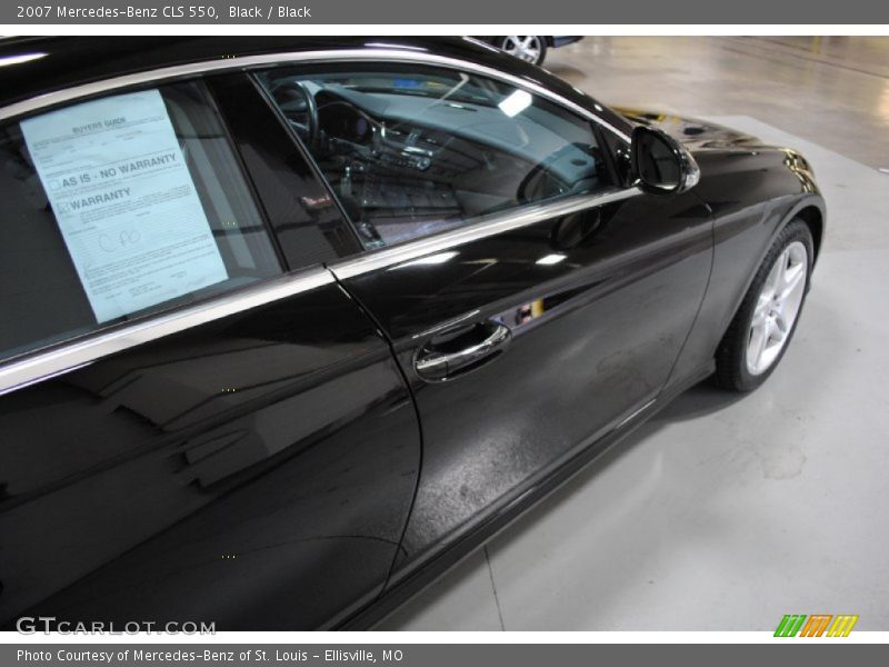Black / Black 2007 Mercedes-Benz CLS 550