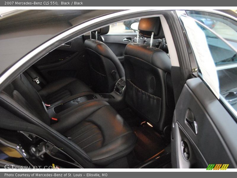 Black / Black 2007 Mercedes-Benz CLS 550
