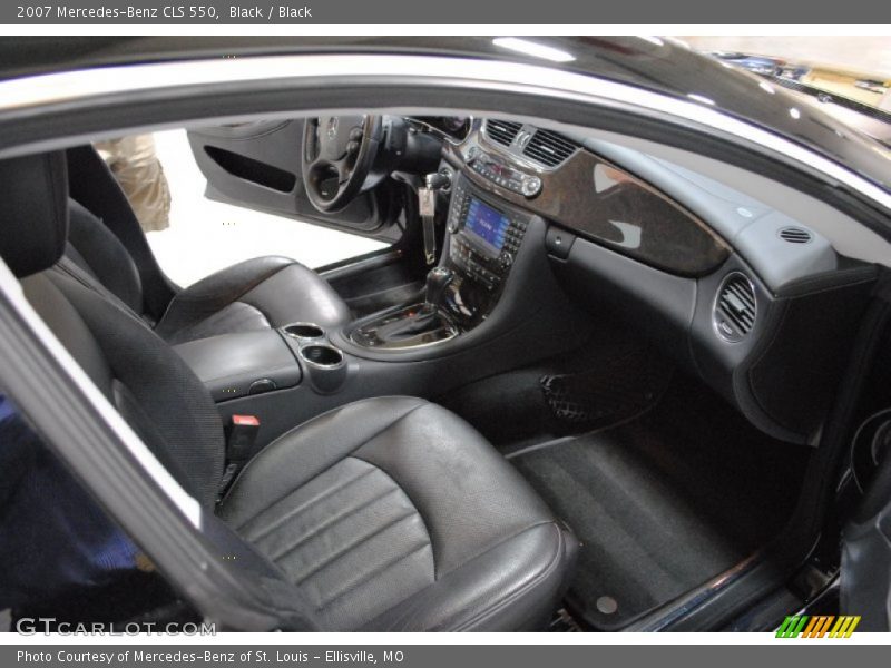 Black / Black 2007 Mercedes-Benz CLS 550