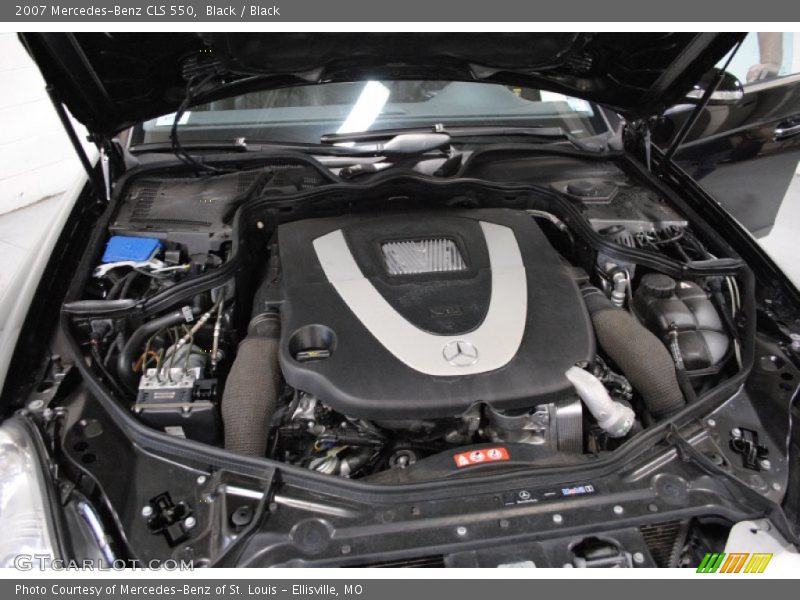 Black / Black 2007 Mercedes-Benz CLS 550