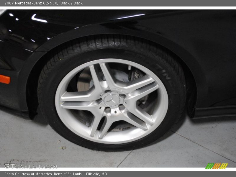Black / Black 2007 Mercedes-Benz CLS 550