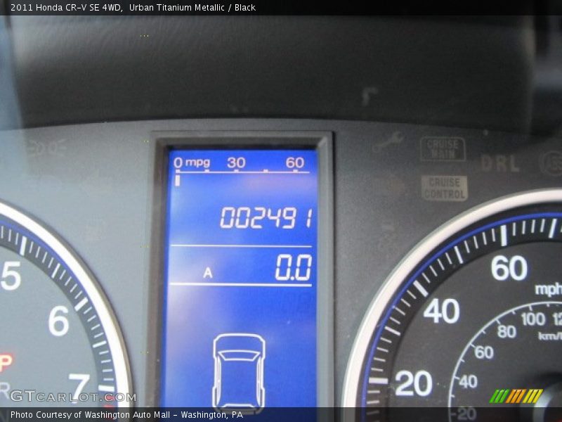 Urban Titanium Metallic / Black 2011 Honda CR-V SE 4WD