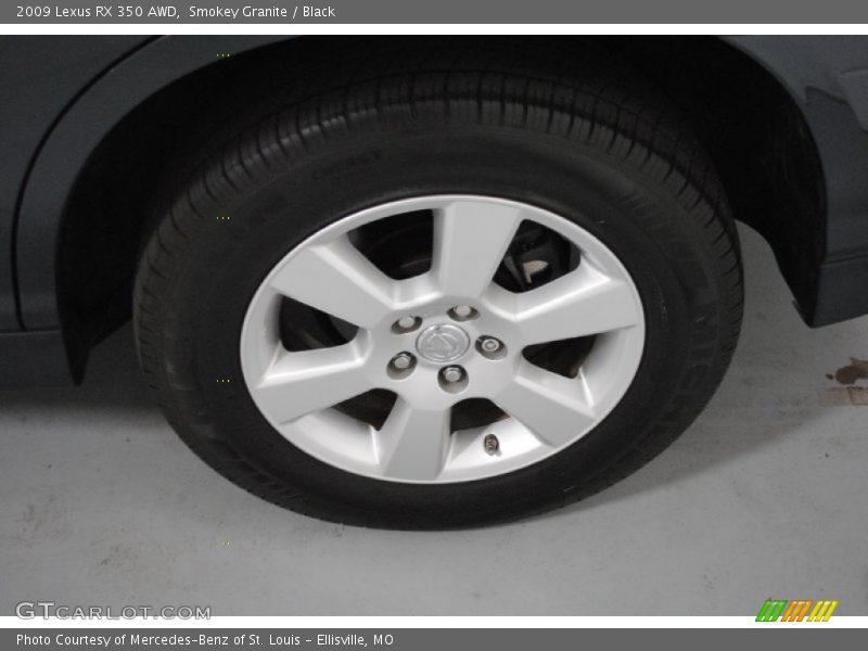 Smokey Granite / Black 2009 Lexus RX 350 AWD