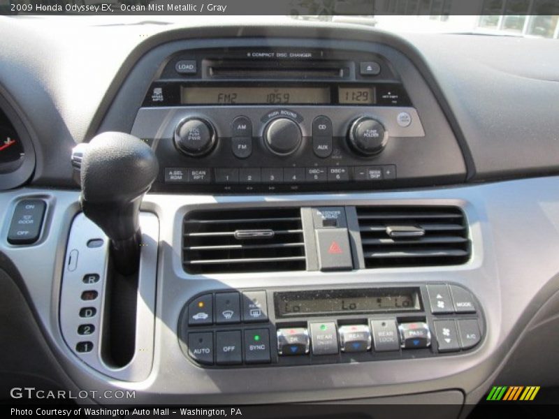 Ocean Mist Metallic / Gray 2009 Honda Odyssey EX
